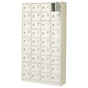 扉付き下駄箱 業務用 4列9段 鍵付き・・中棚...の詳細画像1