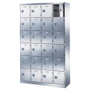 ステンレス下駄箱 業務用 靴箱 24人用 4列...の詳細画像1