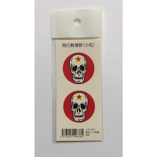 部隊シール 小松基地飛行教導群ドクロ　小