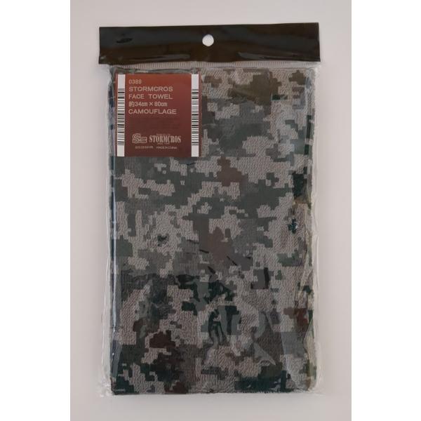 航空自衛隊　デジタル迷彩柄　フェイスタオル
