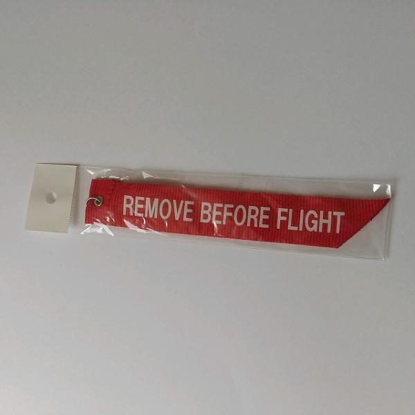 ストラップ　REMOVE BEFORE FLIGHT