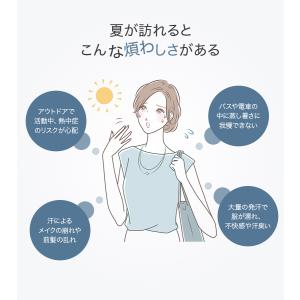 ハンディファン 携帯扇風機 冷風機 冷却プレー...の詳細画像2