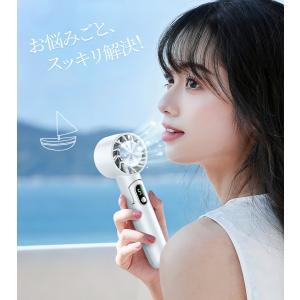 ハンディファン 携帯扇風機 冷風機 冷却プレー...の詳細画像3