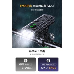 「クーポンで2,280円」自転車 ライト 後付...の詳細画像5