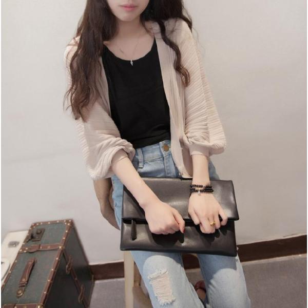 カーディガン レディース uv カット ショート丈 薄手ニット 無地 アウター 羽織り 春夏