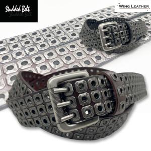 ホワイトハウスコックス ブライドルレザーベルト 34 黒 LEATHER BELT