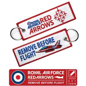 Kool Krew クールクルー キーチェーンRED ARROWS イギリス空軍 英国空軍 レッドアローズ REMOVE BEFORE FLIGHT ミリタリー フライトタグシリーズ｜winglet