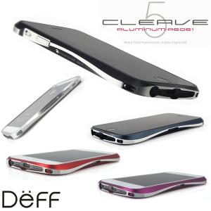 アイフォンSE/5s/5 アルミバンパー ケース Deff CLEAVE ALUMINIUM BUMPER for iPhoneSE/5 case｜winglide