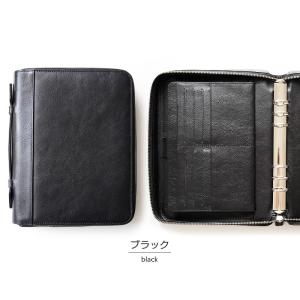 ビジネス手帳 システム手帳 a5 本革 6穴 ...の詳細画像1
