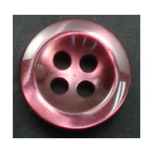 シャツ用　耐衝撃ボタン　レッド