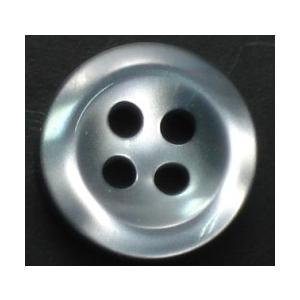 シャツ用　耐衝撃ボタン　チャコール