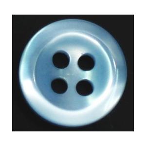 シャツ用　耐衝撃ボタン　ブルー