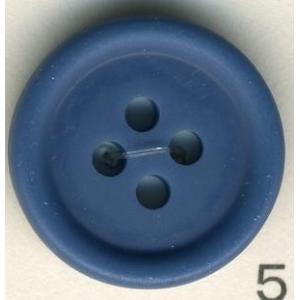 トップカラーポリボタン(マット）　４つ穴　インディゴ