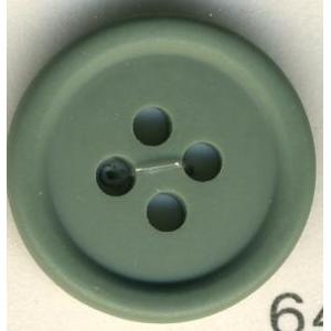 トップカラーポリボタン(マット）　４つ穴　ピスターシュグリーン