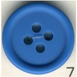 トップカラーポリボタン(マット）　４つ穴　ターコイズ