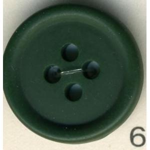 トップカラーポリボタン(マット）　４つ穴　モスグリーン