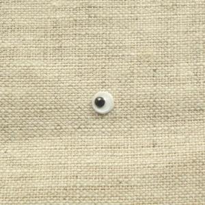 活動眼　黒目　（平）　5mm　　【10個入り】