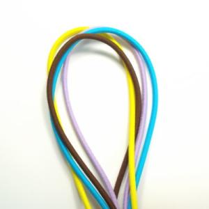 【丸ゴム】 カラーウーリーゴム 3mm幅 【1M】