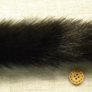 木馬 フェイクファーテープ 15mm幅 ブラック...の商品画像