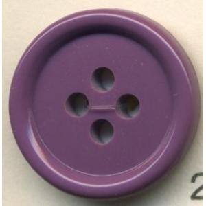 トップカラーポリボタン（ツヤ）　４つ穴　アメジスト