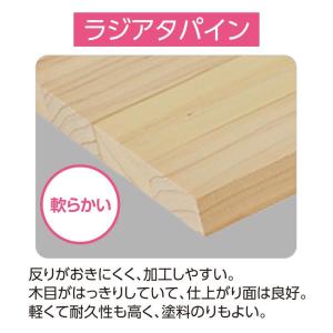 ラジアタパイン集成材 600x150x15mmの詳細画像2