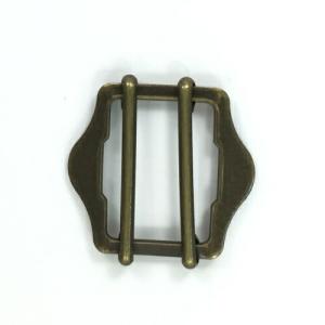 山型　通しカン　六角尾錠　2本線　25mm幅用　