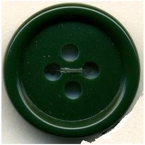 トップカラーポリボタン（ツヤ）　４つ穴　モスグリーン