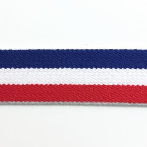 　綾織　トリコロール　カラーゴム　25ｍｍ幅　