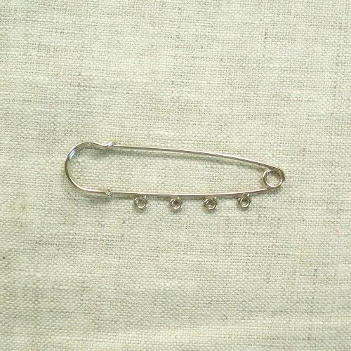 カブトピン　丸カン付　60mm