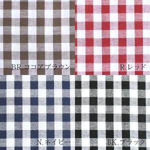 ギンガムチェック生地(中)110cm幅/10c...の詳細画像3