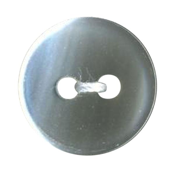 貝調ポリボタン 二つ穴 （グレー）