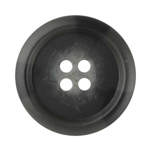 水牛調ボタン 4つ穴 23mm グレー 【2個入り】