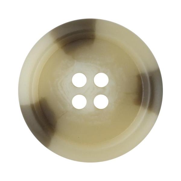 水牛調ボタン 4つ穴 23mm ベージュ 【2個入り】
