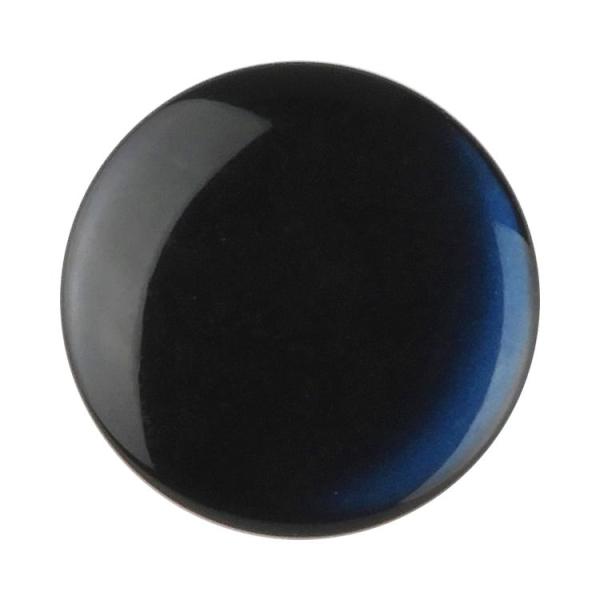 カラードロップボタン パール調 裏穴 15mm 紺 【5個入り】