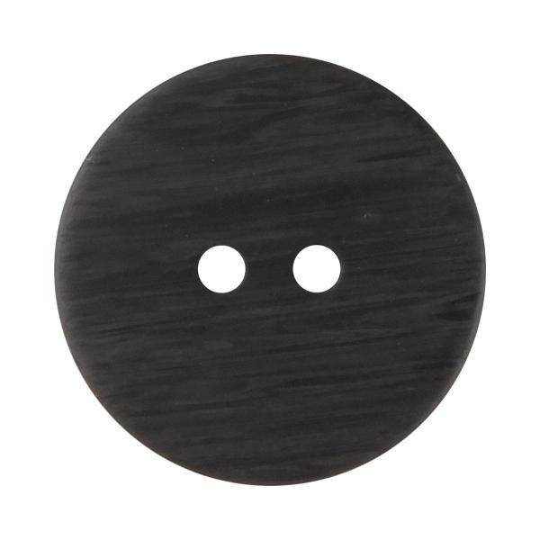 ウッド調ボタン フラット 2つ穴 20mm こげ茶 【4個入り】