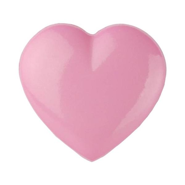 モチーフボタン 足つき 15mm ハート 【3個入り】