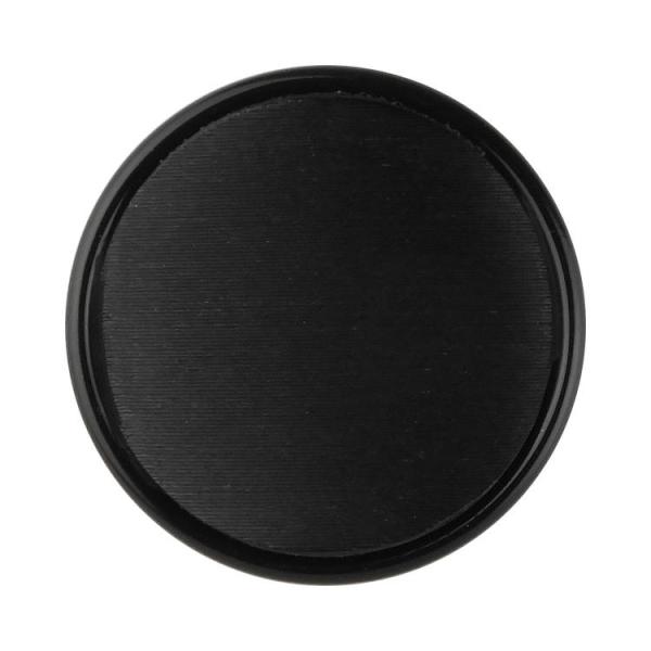 フォーマルボタン プレーン 裏穴 23mm 黒 【2個入り】