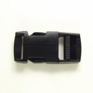 25mm幅 プラスチックパーツ 差し込みバックル 角型