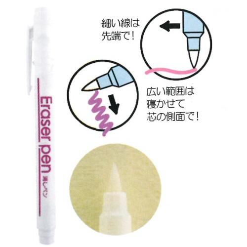 メール便OK  『日本製　しるし付けペン専用消しペン』