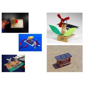 教材用 ソーラーパネル モーター ワニ口クリッ...の詳細画像1