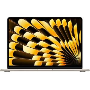 MacBook Air スターライト ［MW0Y3J/A］ SSD256GB メモリ16GB 10コアCPU 8コアGPU M4 13.6-inch 2025年モデルの商品画像