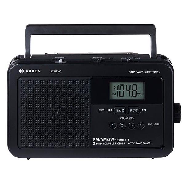 TOSHIBA　ラジオ　AUREX AX-HRT60(K) [ブラック]