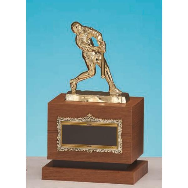 [B2763B/N-3]ブロンズ／高さ19.5cm／野球