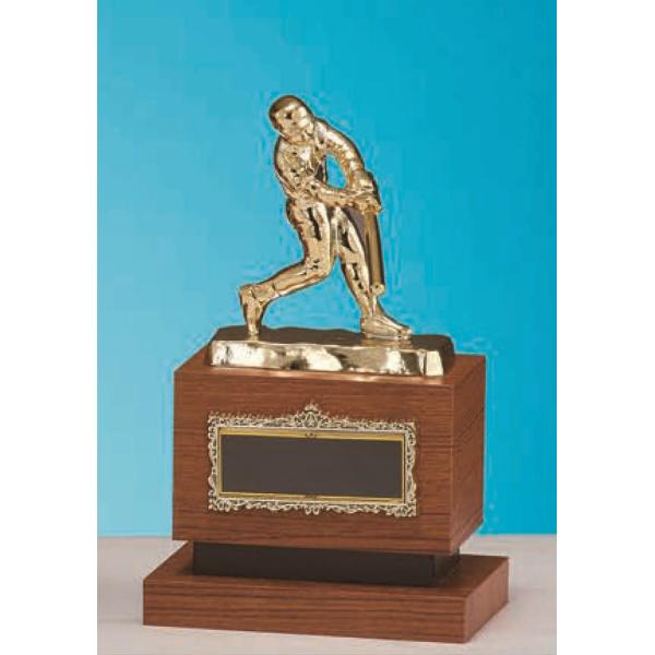 [B2763C/N-2]ブロンズ／高さ17.5cm／野球