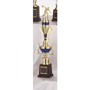 [T301F/K-1]トロフィー／1本柱／先端は金属製人形／高さ47cm