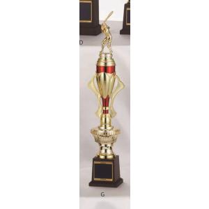 [T302G/K-1]トロフィー／1本柱／先端は金属製人形／高さ40cm