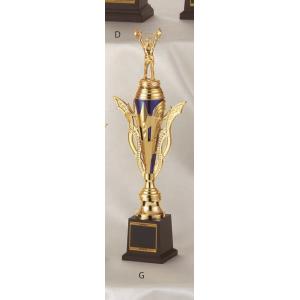 [T303G/K-1]トロフィー／1本柱／先端は金属製人形／高さ38cm