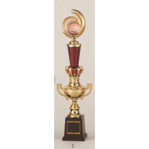 [T377C/K-1]トロフィー／1本柱／先端は樹脂製メダル／高さ44cm