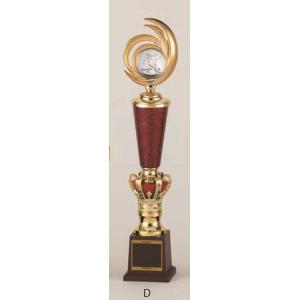 [T377D/K-1]トロフィー／1本柱／先端は樹脂製メダル／高さ37cm