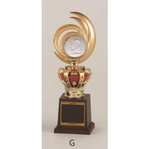 [T377G/K-1]トロフィー／1本柱／先端は樹脂製メダル／高さ22cm
